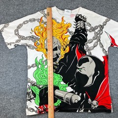 Chronic Images Shirt Mens XL “Hell Race” Spawn vs Ghost Rider AOP All Over Print