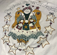 Vtg USA 90s Grandma Guardian Angels T Tee Shirt XL Granny-Core Fruit of The Loom