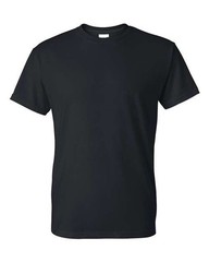 Gildan DryBlend 50/50 Short Sleeves Men’s T-Shirt 8000 PreShrunk BLACK XL 9/25