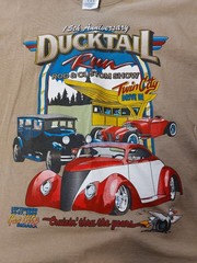 Ducktail Run Hot Rod Car Show Gas City Indiana Men XL & L/G T-Shirts (6 total)