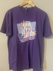 Next Level Apparel Pop Art Graphic Tee Purple “Not This” T-Shirt