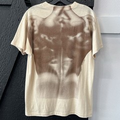 Vintage 80s Kaleita Muscle Body Builder Abs Male Anatomy Tee Shirt Size L