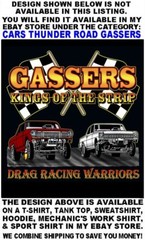 Old School Thunder Road Speed Demon Devil Speed Shop Gasser Race Car Work Shirt
