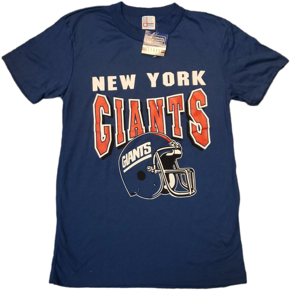 Vintage New York Giants T-shirt Helmet