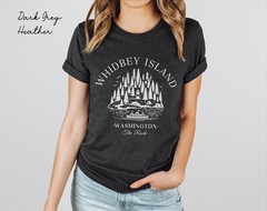 Whidbey Island Shirt Travel Gift for Washington Trip Lovers Souvenir Tee