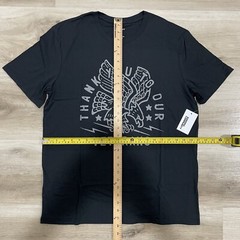 Tshirt Sonoma Community Thank You Our Veteran Short Sleeve Adult Size L Black