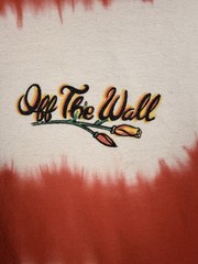 Vans Off The Wall Skull Tie Dye Long Sleeve Tee Medium Red White