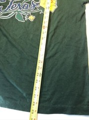Vintage Texas Shirt Mens Green Large Single Stitch Made In USA *see description