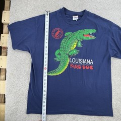 Vintage Louisiana Yard Dog Aligator T-shirt 90s Y2k XL