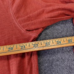 Livingston Montana Moose Graphic Long Sleeve Tee Burnt Orange Large