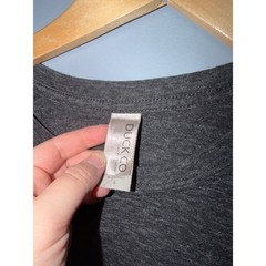 Duck Co Great Wolf Lodge Long Sleeve Graphic Tee Charcoal Gray Mens Large