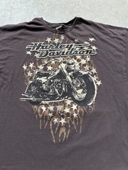 2009 Harley Davidson HD Brown Lander’s Arkansas Rayban T-Shirt Y2K Grunge