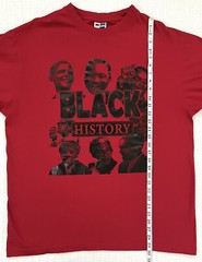 Civil Rights Activism Black History T-Shirt Red XL 24” X 30” 90’s Vintage