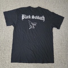 Vintage Black Sabbath 2004 Black T Shirt Mens Size Large Double Sided Rock