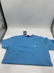PACIFIC POLO CLUB MEN’S SHORT SLEEVE TEE SHIRT – SIZE: MEN L – CYAN