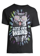 New Mens Lets Get Weird Tshirt Size S(34-36)