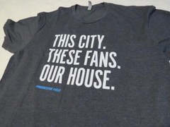 Progressive Field “INDIANS GRAY T-Shirt XL 48” Chest NWOT