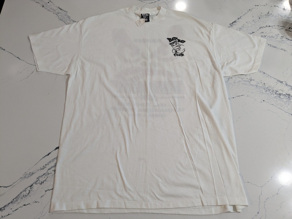 VTG 80s 90s Deadstock NWT Bad Boy Club Surf Skate T-Shirt XL USA Made Streetwear