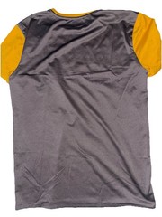 Harry Potter Hufflepuff Quidditch Jersey Size Medium Stretch Yellow Gray
