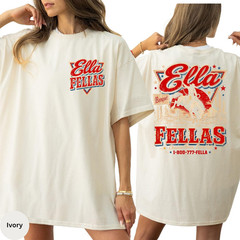 Ella Fella Club Vintage Western Cowboy Retro Graphic T-Shirt