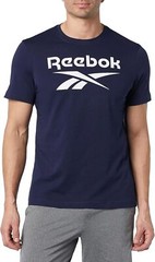 Reebok Men’s Stacked Graphic Logo T-Shirt Ultra Soft Crew Neck Tee #5 (SM – 3X)