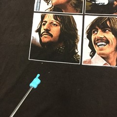 Vintage The Beatles T-Shirt Men 2XL Brown Let It Be Band Graphic Y2K 2004 XXL