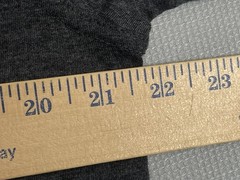 Cremieux Shirt Mens Medium Gray Long Sleeve V-Neck Tagless Tee T-Shirt Jersey