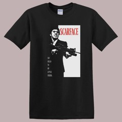 Scarface Al Pacino Movie Men’s Black T-Shirt Size S-5XL