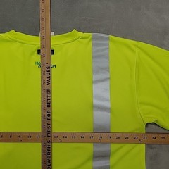 ML Kishigo Safety Shirt Mens XL Yellow Hi Vis Reflective ANSI 9110 Workwear