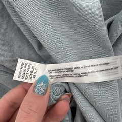 Denim & Flower Shirt Mens Large Gray Viscose Blend Pocket Casual Crewneck Tee