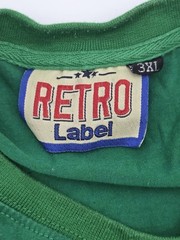 Green RETRO LABEL Shirt ” Angel On Money Bag Balloon” Size 3XL