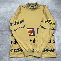 Nike CPFM Cactus Plant Flea Market Shirt Men Small Mustard Just Do It Air CI5369