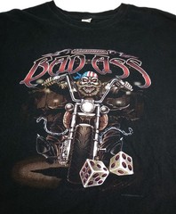 Genuine Bad Ass Motorcycle T-Shirt Men’s XL Keya Soft Ring Spun Cotton USA