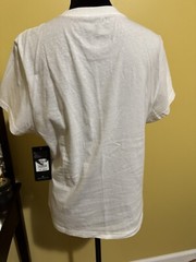 True Religion Brand Jeans White T-Shirt with Front Metallic Logo XL NWT