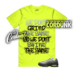 Air Max 95 Big Bubble Neon Yellow Black Cool Grey OG 2026 T Shirt Match DIFF