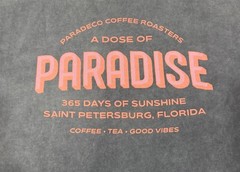 KATIN Paradeco Coffee Roasters Saint Petersburg Grey Long Sleeve Medium NWT