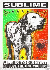 SUBLIME LOU DOG T-shirt LBC Long Beach Cali Ska Punk Tee Adult S-2XL White New