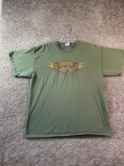 Tennessee Shoot Out Shirt Mens Extra Large Green Orange Thunder Valley FLAW