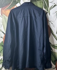 First Tactical Shirt Mens XL Blue Zip Up Long Sleeve Workwear Uniform Duty Work.