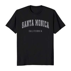 Santa Monica California Classic Short Sleeve Men’s T-Shirt