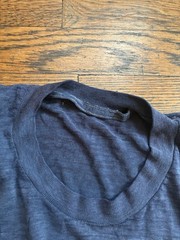 Super Thin Single Stitch Men’s Large, Blue, Porthole