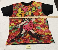 Fruity Pebbles Cereal The Flintstones Retro T Shirt Size Mens Small RARE