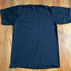 Vintage Jerzees Combed Cotton 90s Men’s Lg Black T Shirt Paris Art Made In USA