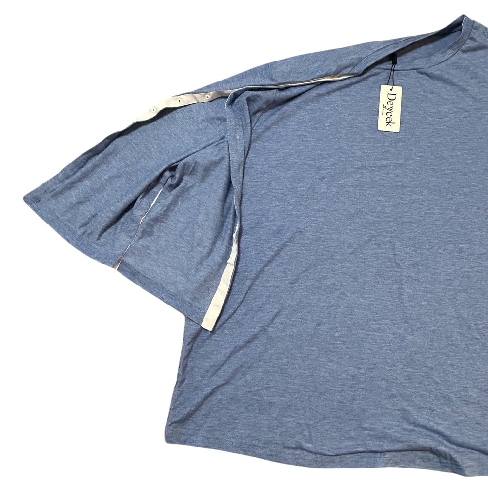 Men’s Post Shoulder Surgery Recovery Shirts Full Tear Away Long Sleeve Snap