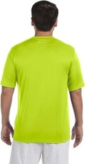 Champion Essential Men’s Large Double Dry Tee Neon Green 100% Polyester NWT