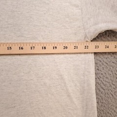 Vintage Fruit Of The Loom Shirt Mens XL Gray Purple Cuff 90s Skater Ringer USA