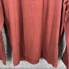 Wool And Prince Henley Shirt Men’s M Merino Wool Blend Pullover Maroon