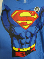 DC Comics Superman Costume T-Shirt with Detachable Cape – Men’s Size 3XL – BNWT