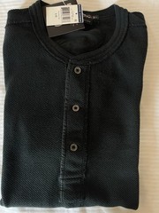 Ralph Lauren RLX Mens Knit Cotton Short Sleeve Henley Shirt, L Fits Like A S