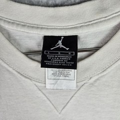 Air Jordan T Shirt Mens Large White Velvet Graphic Basketball MJ 23 NBA